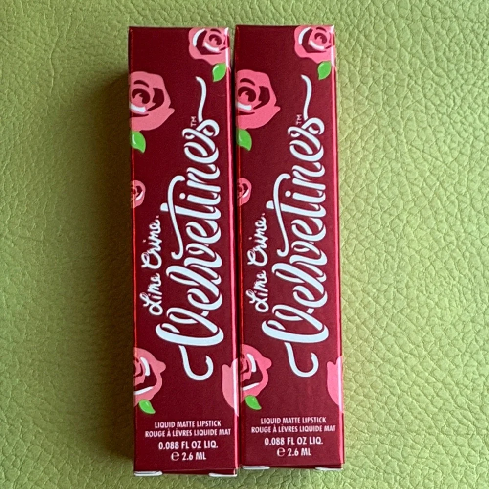 Lime Crime Velvetines Saint Liquid Matte Lipstick Set of Two NEW - Picture 2 of 4